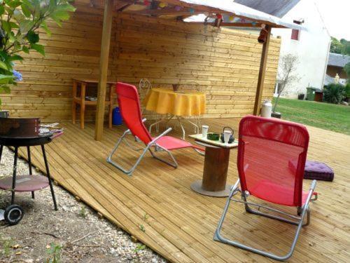 La Cle Des Roulottes Hotell Pluvigner Exteriör bild